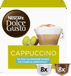 Nescafé Dolce Gusto Cappuccino Light Capsules - 48 Koffiecups -Koffie Korting Winkel 1129x1200