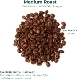 Soolong Sense Oost Timor Nr1000 Koffiebonen Smooth Lacau - Speciality Koffie Arabica Medium Roast Met Rijke Kruidige Smaak Met Heerlijke Ondertonen Van Karamel - Zak 250gram -Koffie Korting Winkel 1174x1200