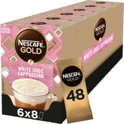 Bestsellers 3 NESCAFE GOLD White Choc Cappuccino 6 Doosjes à 8 Zakjes