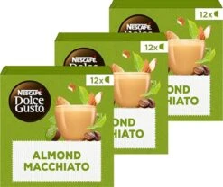 Bestsellers 22 Nescafé Dolce Gusto Almond Macchiato Capsules - Vegan Koffie - 36 Koffiecups