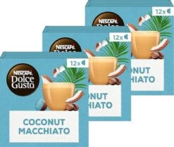 Bestsellers 13 Nescafé Dolce Gusto Coconut Macchiato Capsules - Vegan Koffie - 36 Koffiecups
