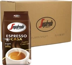 Segafredo Espresso Casa Koffiebonen - 8 X 1 Kg -Koffie Korting Winkel 1200x1086