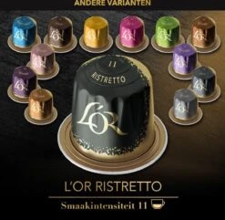 L'OR Espresso Ristretto Koffiecups - Intensiteit 11/12 - 10 X 20 Capsules -Koffie Korting Winkel 1200x1173 8