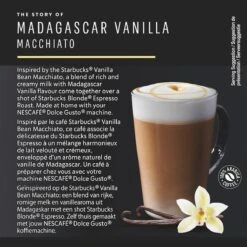 Starbucks By Dolce Gusto Capsules Madagascar Vanilla Macchiato- 3 Doosjes à 12 Koffiecups -Koffie Korting Winkel 1200x1198