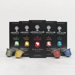 Aroma Club - Nespresso Compatible Capsules (120 St.) - No. 4 Fair Frank - Intensiteit 4/5 - Espresso - 100% Aluminium Koffiecups -Koffie Korting Winkel 1200x1200 110
