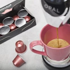 Aroma Club - Nespresso Compatible Capsules (120 St.) - No. 4 Fair Frank - Intensiteit 4/5 - Espresso - 100% Aluminium Koffiecups -Koffie Korting Winkel 1200x1200 111