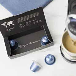 Aroma Club - Nespresso Compatible Capsules (120 St.) - No. 5 Decaf John - Intensiteit 3/5 - Decaf - 100% Aluminium Koffiecups -Koffie Korting Winkel 1200x1200 144