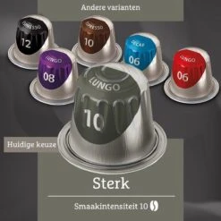 Douwe Egberts Lungo Sterk (10) - 10 X 20 Koffiecups -Koffie Korting Winkel 1200x1200 173