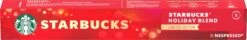 Starbucks By Nespresso Capsules Holiday Blend - 12 Doosjes à 10 Koffiecups -Koffie Korting Winkel 1200x196 1