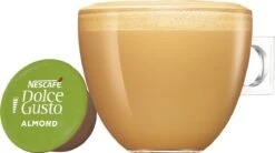 Nescafé Dolce Gusto Almond Macchiato Capsules - Vegan Koffie - 36 Koffiecups -Koffie Korting Winkel 1200x670