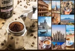 Bialetti Perfetto Moka Gemalen Koffie Proefpakket - 4 X 250 Gram - Classico, Intenso, Delicato En Nocciola -Koffie Korting Winkel 1200x826 1