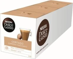 Nescafé Dolce Gusto Cortado Espresso Macchiato Capsules - 48 Koffiecups -Koffie Korting Winkel 1200x971
