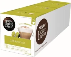 Nescafé Dolce Gusto Cappuccino Capsules - 90 Koffiecups -Koffie Korting Winkel 1200x972 1
