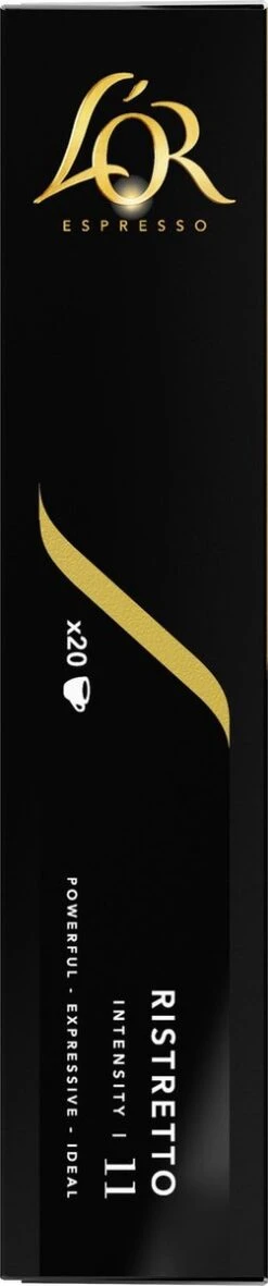 L'OR Espresso Ristretto Koffiecups - Intensiteit 11/12 - 10 X 20 Capsules -Koffie Korting Winkel 251x1200 4