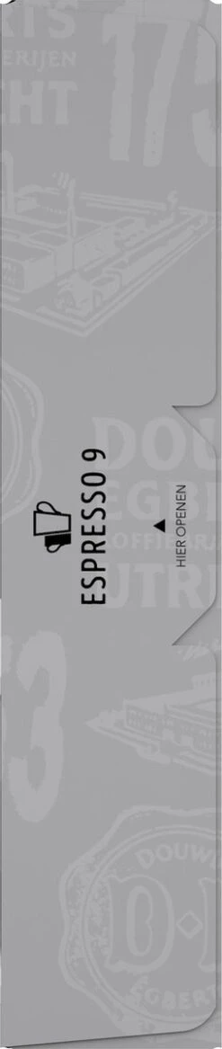Douwe Egberts D.E Café Espresso Koffiecups - Intensiteit 9/12 - 10 X 20 Capsules -Koffie Korting Winkel 254x1200