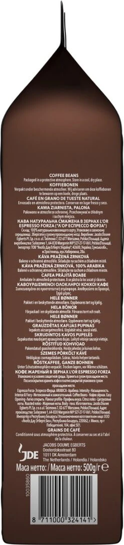 L'OR Espresso Forza Koffiebonen (9) - 4 X 500 Gram -Koffie Korting Winkel 273x1200 1