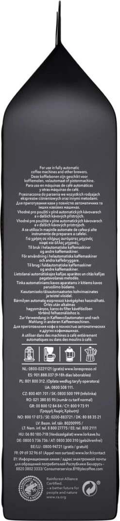 L'OR Espresso Onyx Koffiebonen (12) - 4 X 500 Gram -Koffie Korting Winkel 277x1200