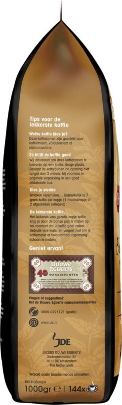 Douwe Egberts Excellent Gold Koffiebonen - 5/9 Intensiteit - 4 X 1kg 9 Douwe Egberts Excellent Gold Koffiebonen - 5/9 Intensiteit - 4 X 1kg -Koffie Korting Winkel 364x1200 5