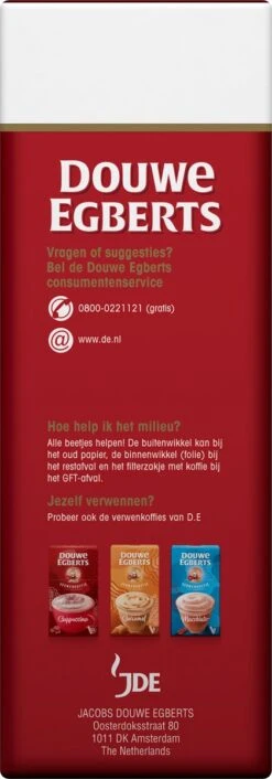 Douwe Egberts Aroma Rood Filterkoffie - 6 X 500 Gram -Koffie Korting Winkel 420x1200 5