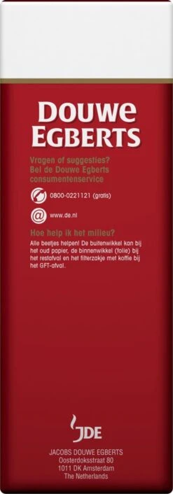 Douwe Egberts Aroma Rood Donker Filterkoffie - 6 X 500 Gram -Koffie Korting Winkel 420x1200 7