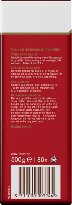 Douwe Egberts Aroma Rood Filterkoffie - Dubbelpak 6 X 1000 Gram -Koffie Korting Winkel 423x1200