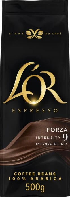 L'OR Espresso Forza Koffiebonen (9) - 4 X 500 Gram -Koffie Korting Winkel 430x1200 1