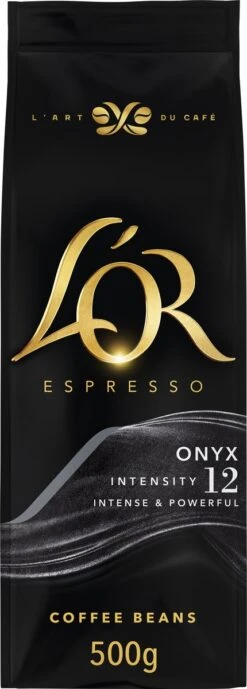 L'OR Espresso Onyx Koffiebonen (12) - 4 X 500 Gram -Koffie Korting Winkel 430x1200