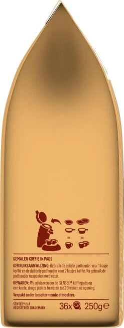 Senseo Gold Koffiepads - 5/9 Intensiteit - 10 X 36 Pads -Koffie Korting Winkel 454x1200