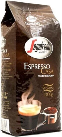 Segafredo Espresso Casa Koffiebonen - 8 X 1 Kg -Koffie Korting Winkel 549x1200
