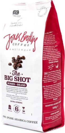 Jones Brothers Coffee The Big Shot Koffiebonen - 6 X 500 Gram -Koffie Korting Winkel 586x1200