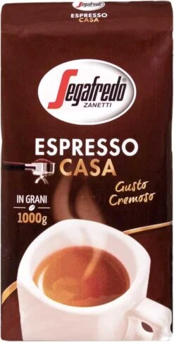 Segafredo Espresso Casa Koffiebonen - 1 Kg -Koffie Korting Winkel 613x1200