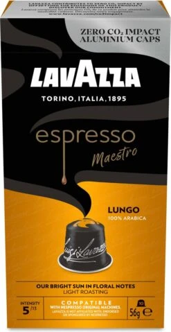 LAVAZZA Lungo 100 Stuks -Koffie Korting Winkel 619x1200 1