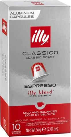 Illy Espresso Classico Koffiecups - Intensiteit 5/9 - 10 X 10 Capsules 6 Illy Espresso Classico Koffiecups - Intensiteit 5/9 - 10 X 10 Capsules -Koffie Korting Winkel 621x1200 3
