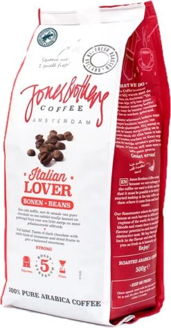 Jones Brothers Coffee Koffiebonen Italian Lover – 6 X 500 Gram -Koffie Korting Winkel 627x1200 1