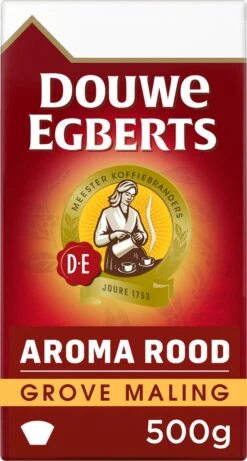 Douwe Egberts Aroma Rood Grove Maling Filterkoffie - 6 X 500 Gram -Koffie Korting Winkel 643x1200 3