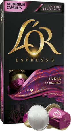 L'OR Espresso Origins India (10) - 10 X 10 Koffiecups 9 L'OR Espresso Origins India (10) - 10 X 10 Koffiecups -Koffie Korting Winkel 647x1200 1
