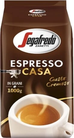 Segafredo Espresso Casa Koffiebonen - 1 Kg -Koffie Korting Winkel 647x1200
