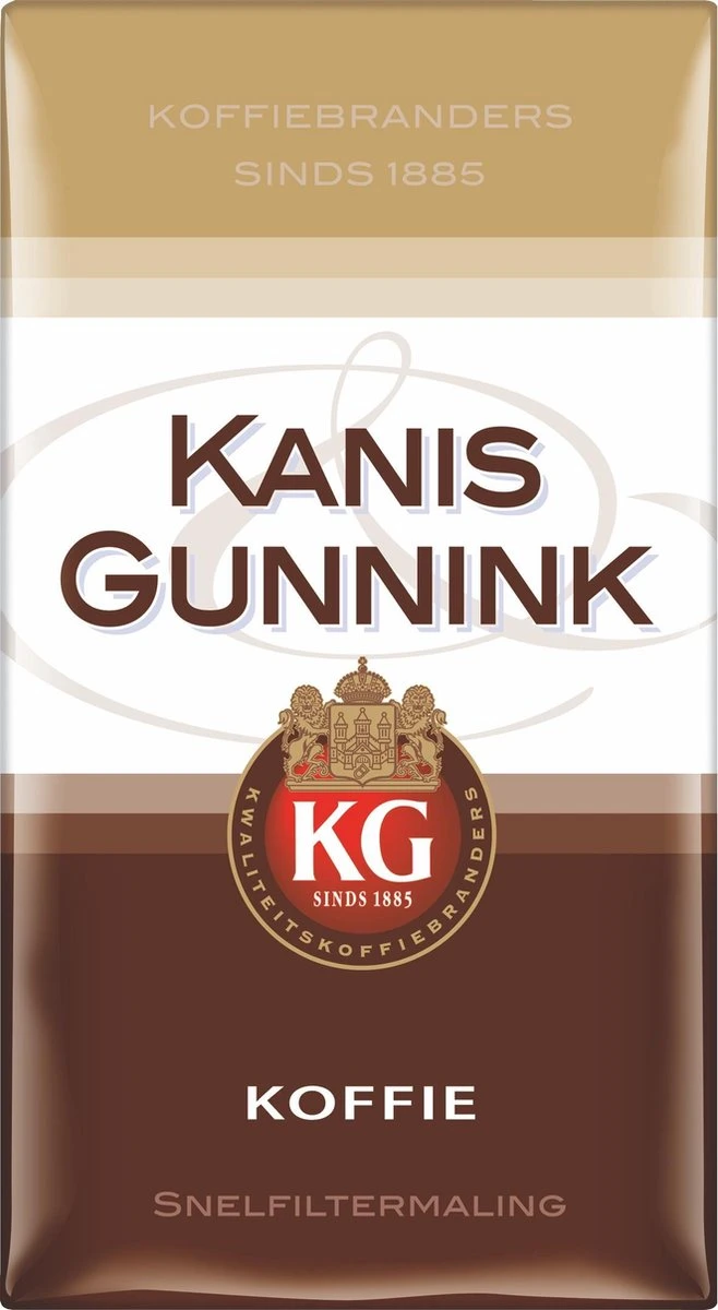 Kanis & Gunnink Filterkoffie - 6 X 500 Gram 4 Kanis & Gunnink Filterkoffie - 6 X 500 Gram - Afbeelding 4