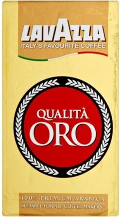 Lavazza Qualita Oro Gemalen / Filterkoffie - 250 Gram Krimp X20 -Koffie Korting Winkel 666x1200