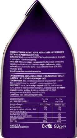 Senseo Cappuccino Choco Koffiepads - 2/9 Intensiteit - 4 X 8 Pads -Koffie Korting Winkel 668x1200