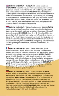 Fitcy | Koffiesiroop | Vanille | Barista Syrup | Zero | Vegan | Vetvrij | Suikervrij | Keto-vriendelijk | Koffie | Siroop | MET DOSEERPOMP | 1L -Koffie Korting Winkel 739x1200 1