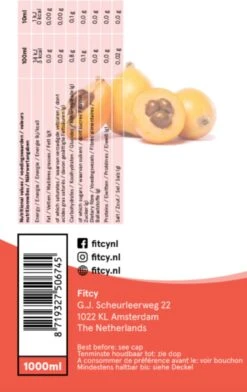 Fitcy | Koffiesiroop | Amaretto | Barista Syrup | Zero | Vegan | Vetvrij | Suikervrij | Keto-vriendelijk | Koffie | Siroop | MET DOSEERPOMP | 1L -Koffie Korting Winkel 757x1200