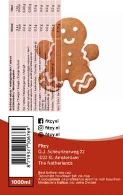 Fitcy | Koffiesiroop | Gingerbread | Barista Syrup | Zero | Vegan | Vetvrij | Suikervrij | Keto-vriendelijk | Koffie | Siroop | MET DOSEERPOMP | 1L 6 Fitcy | Koffiesiroop | Gingerbread | Barista Syrup | Zero | Vegan | Vetvrij | Suikervrij | Keto-vriendelijk | Koffie | Siroop | MET DOSEERPOMP | 1L -Koffie Korting Winkel 759x1200