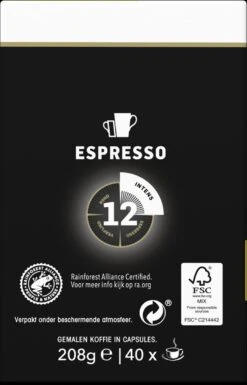Douwe Egberts Espresso Ristretto Koffiecups (12) - 5 X 40 Koffiecups -Koffie Korting Winkel 770x1200 2