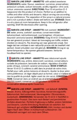 Fitcy | Koffiesiroop | Amaretto | Barista Syrup | Zero | Vegan | Vetvrij | Suikervrij | Keto-vriendelijk | Koffie | Siroop | MET DOSEERPOMP | 1L -Koffie Korting Winkel 770x1200 6