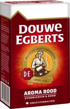 Douwe Egberts Aroma Rood Filterkoffie - 24 X 250 Gram -Koffie Korting Winkel 775x1200
