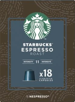 Starbucks By Nespresso Capsules Espresso Roast - 7 Doosjes à 18 Koffiecups -Koffie Korting Winkel 884x1200