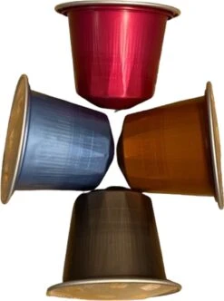 100 Capsules Epic Coffee - Espresso - Nespresso® Compatible Aluminium Capsules - RFA Keurmerk - Doos 100 Stuks -Koffie Korting Winkel 892x1200