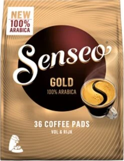 Senseo Gold Koffiepads - 5/9 Intensiteit - 10 X 36 Pads -Koffie Korting Winkel 925x1200