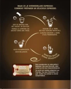 Douwe Egberts Espresso Sticks Oploskoffie - 6 X 25 Zakjes -Koffie Korting Winkel 957x1200